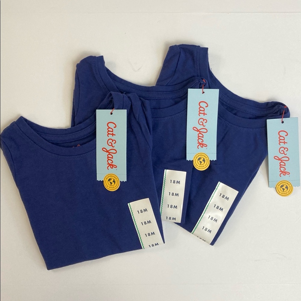 BUNDLE: (3) Cat & Jack T-shirts
